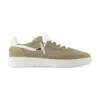 Axel Arigato Suede Dice Lo Bee Bird Low-top Sneakers In Beige