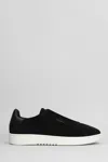 Axel Arigato Dice Laceless Sneakers In Black Suede In Black
