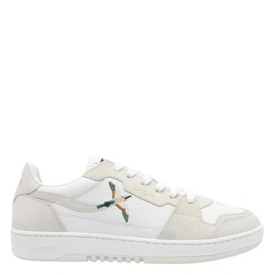 Axel Arigato Dice Lo Bee Bird Sneakers In White Leather In Multi