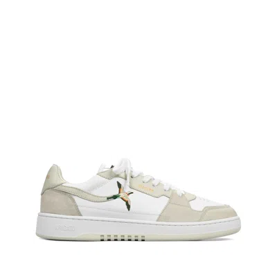 Axel Arigato Dice Lo Bee Bird Sneakers In White Leather In Multi
