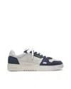 Axel Arigato Men's Sneaker Dice Lo Beige And Black In Leather And Suede With Recycled Materials In Multi
