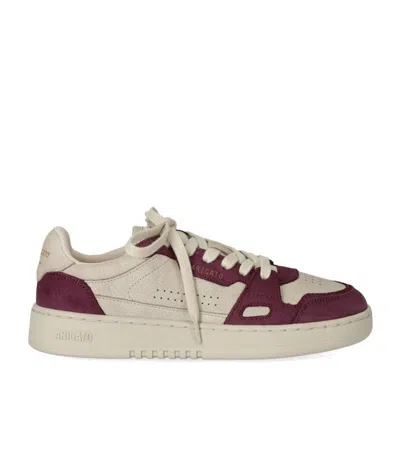Axel Arigato Women Dice Lo Low-top Suede And Leather Sneakers In Purple