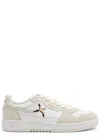 Axel Arigato Dice Lo Embroidered Leather Sneakers In Off White