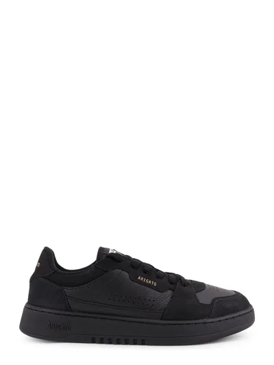 AXEL ARIGATO DICE LO LEATHER AND SUEDE LOW-TOP SNEAKERS