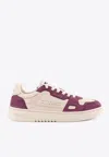 Axel Arigato Women Dice Lo Low-top Suede And Leather Sneakers In Purple
