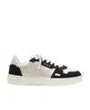 Axel Arigato White Black Round Toe Sneakers In White