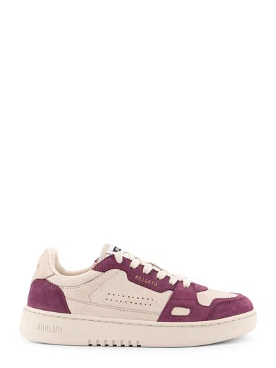 Axel Arigato Dice Lo Low-top Suede And Leather Sneakers In Purple