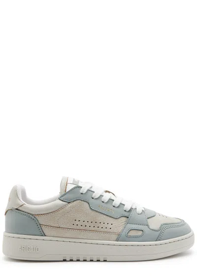 Axel Arigato Dice Lo Panelled Leather Trainers In Green