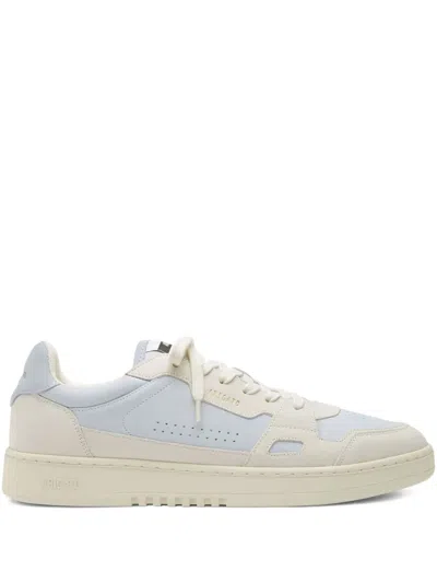 Axel Arigato Dice Lo Perforated Panelled Leather Sneakers In White