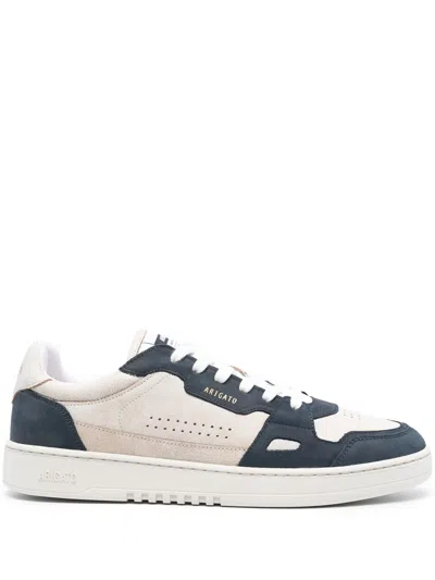 Axel Arigato Dice Lo Black And Beige Two-tone Sneakers In Calf Leather Man In Multi