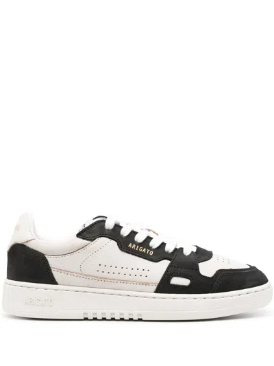 Axel Arigato Dice Lo Black And Beige Two-tone Sneakers In Calf Leather Man In Multi