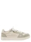 Axel Arigato Dice Lo Nubuck And Leather Sneakers In Grey