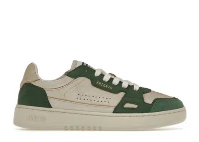 Pre-owned Axel Arigato Dice Lo Sneaker (women's) Sneakers In White/kale Green