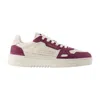 Axel Arigato Women Dice Lo Low-top Suede And Leather Sneakers In Purple