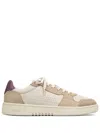 Axel Arigato Mens Beige Comb Dice Lo Leather And Suede Low-top Trainers In Nude