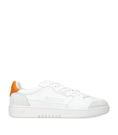 Axel Arigato Dice Sneakers In White/orange