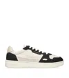 Axel Arigato Men's Sneaker Dice Lo Beige And Black In Leather And Suede With Recycled Materials In Black