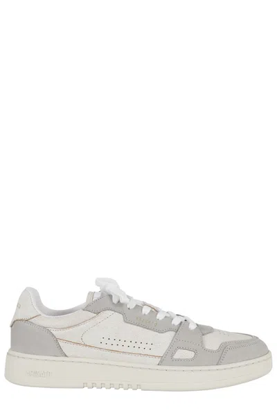 Axel Arigato Dice Lo Vintage-effect Leather And Suede Sneakers In White