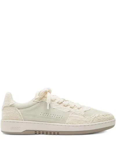 Axel Arigato Dice Lo Woven Suede Sneakers In White