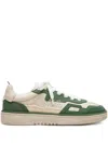 Axel Arigato Dice Patchwork Leather Sneakers In Green