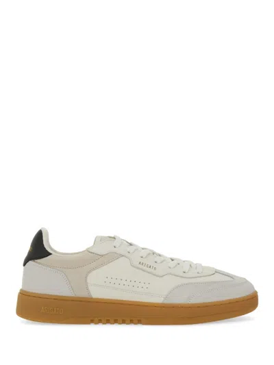 Axel Arigato Dice T-toe White Low Top Sneakers With Logo Patch On The Tongue And Logo Lettering On The Rear In Le