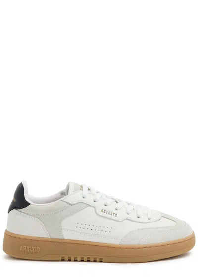 Axel Arigato Dice-t Panelled Leather Sneakers In White And Grey