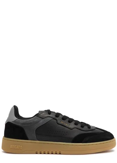 Axel Arigato Dice T-toe Panelled Leather Sneakers In Black