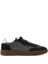 Axel Arigato Dice T-toe Perforated Suede-leather Sneakers In Black