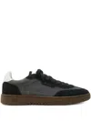 Axel Arigato Dice T-toe Perforated Suede-leather Sneakers In Black