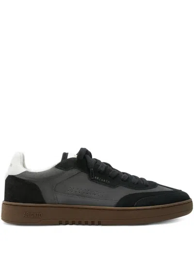 AXEL ARIGATO DICE T-TOE PERFORATED SUEDE-LEATHER SNEAKERS