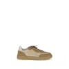 Axel Arigato Dice T-toe Suede-leather Sneakers In Brown