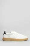 Axel Arigato White Leather And Suede Sneakers Dice T-toe With Recycled Materials In White