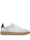Axel Arigato White Leather And Suede Sneakers Dice T-toe With Recycled Materials In White