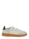Axel Arigato 'dice T-toe' White Low Top Sneakers With Logo Patch On The Tongue And Logo Lettering On In Multicolor