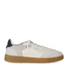 Axel Arigato Dice T-toe White Low Top Sneakers With Logo Patch On The Tongue And Logo Lettering On The Rear In Le In Multi