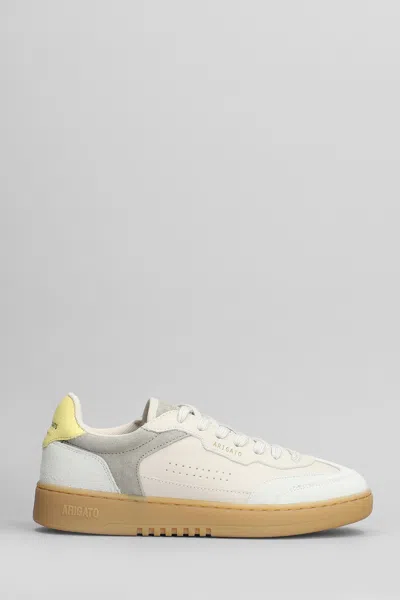 Axel Arigato Dicr T-teo Sneakers In Beige Suede And Leather
