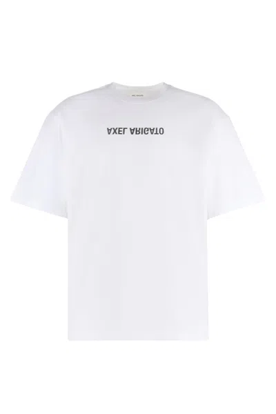 AXEL ARIGATO DISTORT COTTON CREW-NECK T-SHIRT