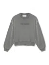 Axel Arigato Distort Logo Washed Sweatshirt In Gray