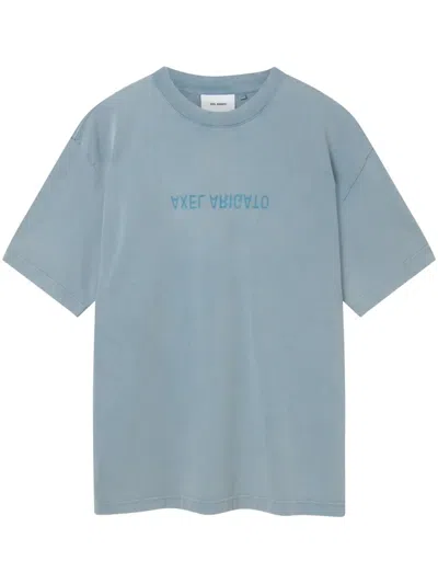 Axel Arigato Distort T-shirt In Blue