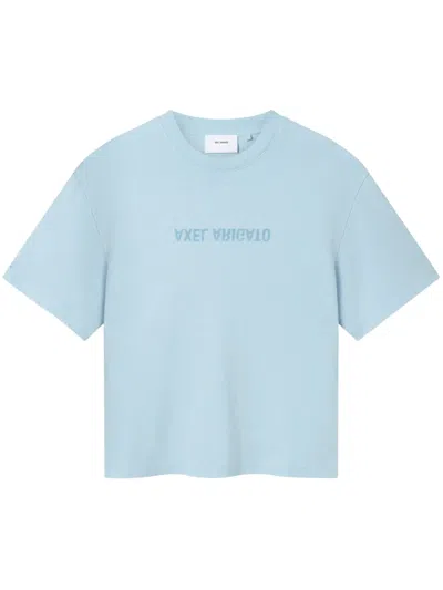Axel Arigato Distort T-shirt In Blue
