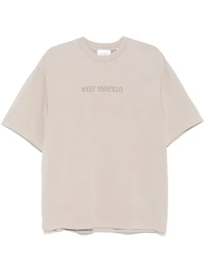 Axel Arigato Distort T-shirt In Grey