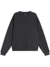 Axel Arigato Distort Washed Sweatshirt In Black