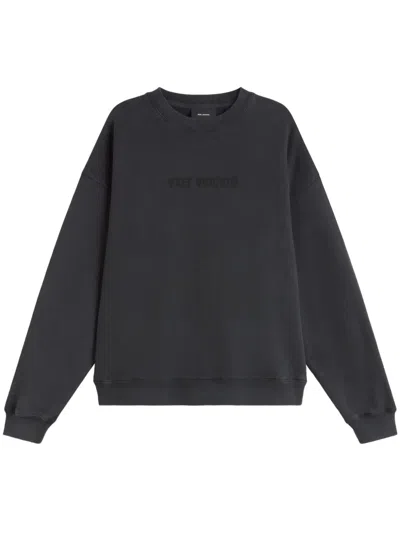 Axel Arigato Distort Washed Sweatshirt In Black