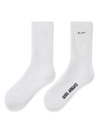 Axel Arigato Doodle Logo Socks In White