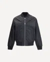 Axel Arigato Pen Layered Bomber Jacket In Black Polyamide In Black