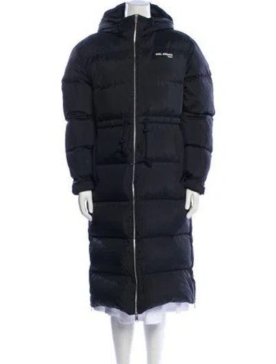Pre-owned Axel Arigato Down Coat W/ Tags In Gray