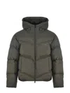 Axel Arigato Gray Peak Puffer Down Jacket In Green