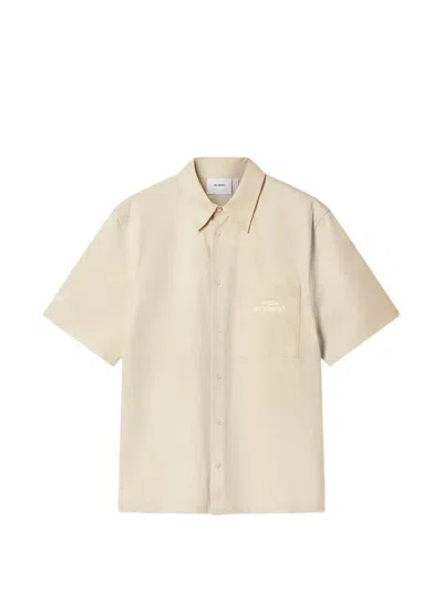 Axel Arigato Drew Pocket Shirt In Neutral