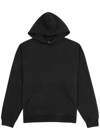 Axel Arigato Drill Logo-embroidered Hooded Cotton Sweatshirt In Black