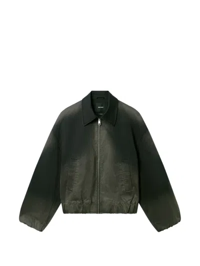 Axel Arigato Ellis Washed Jacket In Green